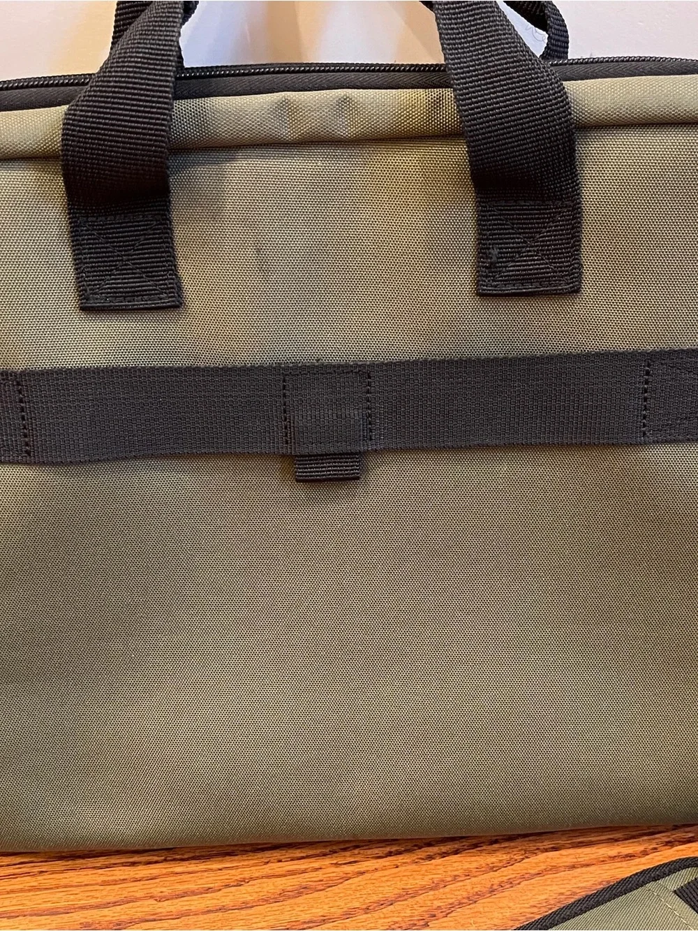 Samsonite Madagascar Laptop Briefcase Computer Bag Olive Green canvas